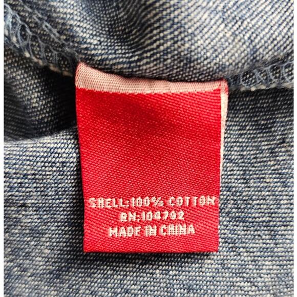 K & S Denim Marines Button Down Shirt Mens Size 2XL - Picture 6 of 9